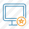 Monitor Star Icon