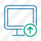 Monitor Upload Icon