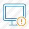 Monitor Warning Icon