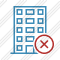 Office Building Cancel Icon