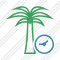 Palmtree Clock Icon
