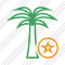 Palmtree Star Icon