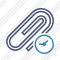 Paperclip Clock Icon