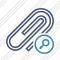 Paperclip Search Icon