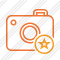 Photocamera Star Icon