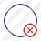 Point Purple Cancel Icon