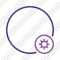 Point Purple Settings Icon