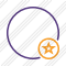 Point Purple Star Icon