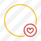 Point Yellow Favorites Icon