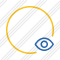 Point Yellow View Icon