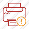 Print Warning Icon