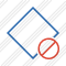 Rhombus Blue Block Icon