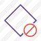 Rhombus Purple Block Icon