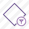 Rhombus Purple Filter Icon