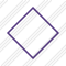 Rhombus Purple Icon