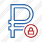 Ruble Lock Icon