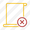 Script Blank 2 Cancel Icon