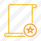 Script Blank 2 Star Icon