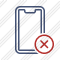 Smartphone 2 Cancel Icon