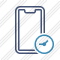 Smartphone 2 Clock Icon