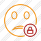 Smile Unhappy Lock Icon