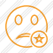 Smile Unhappy Star Icon