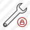 Spanner Lock Icon