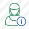 User Woman Information Icon