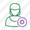 User Woman Settings Icon