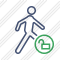 Walking Unlock Icon