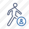 Walking User Icon