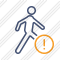 Walking Warning Icon