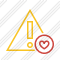 Warning Favorites Icon