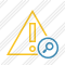 Warning Search Icon
