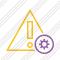 Warning Settings Icon