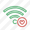 Wi Fi Green Favorites Icon