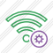 Wi Fi Green Settings Icon