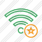 Wi Fi Green Star Icon