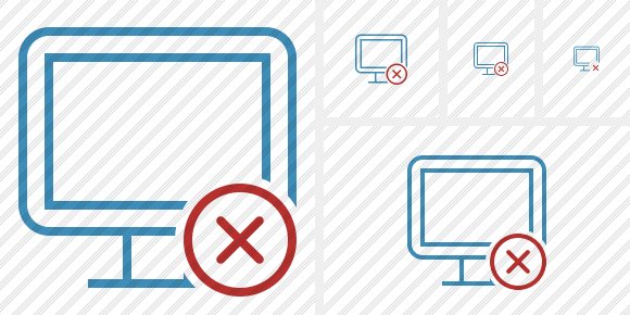 Monitor Cancel Icon