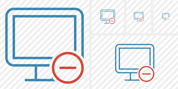 Monitor Remove Icon