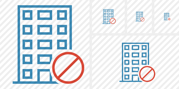 Office Building Block Icon