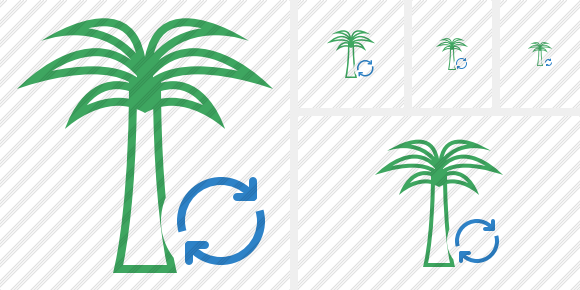 Palmtree Refresh Icon