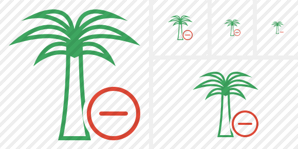 Palmtree Remove Icon