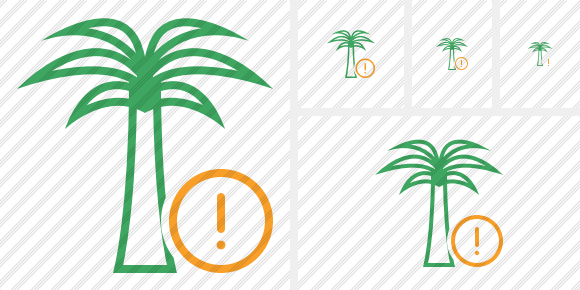 Palmtree Warning Icon