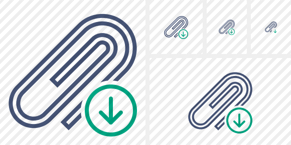 Paperclip Download Icon