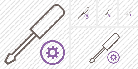 Screwdriver Settings Icon