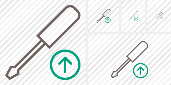 Screwdriver Upload Icon