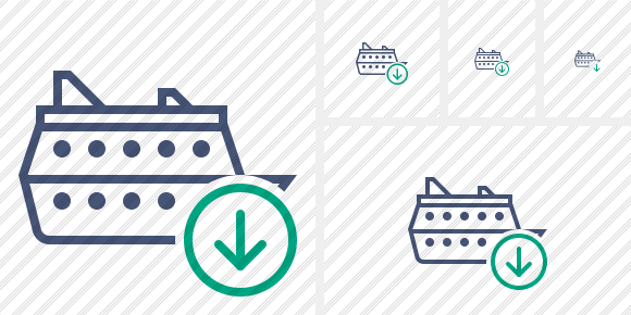 Ship Download Icon