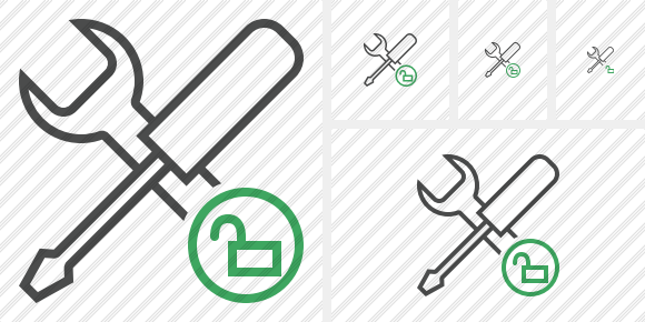 Tools Unlock Icon