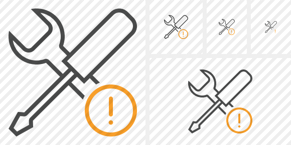 Tools Warning Icon